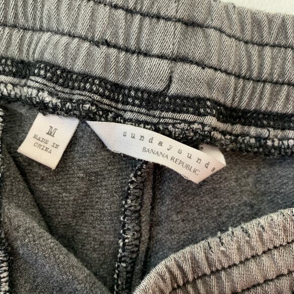 Banana Republic women's Sunday Sunday denim jogger style lounge pants Medium - Picture 7 of 11